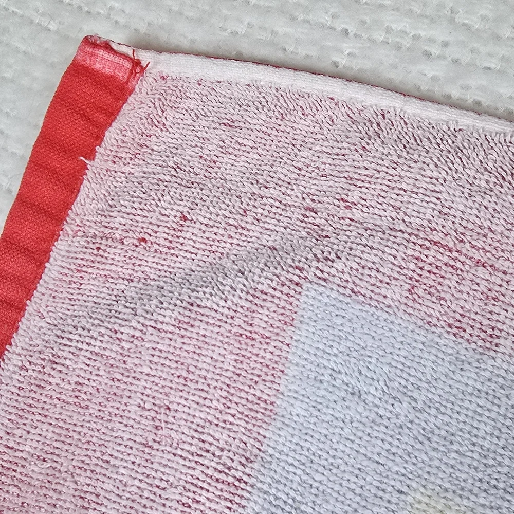 VTG Ferrari Sports Car Print Extra Large Cotton Beach Towel Y2K Retro Sporty XL - Picture 9 of 13